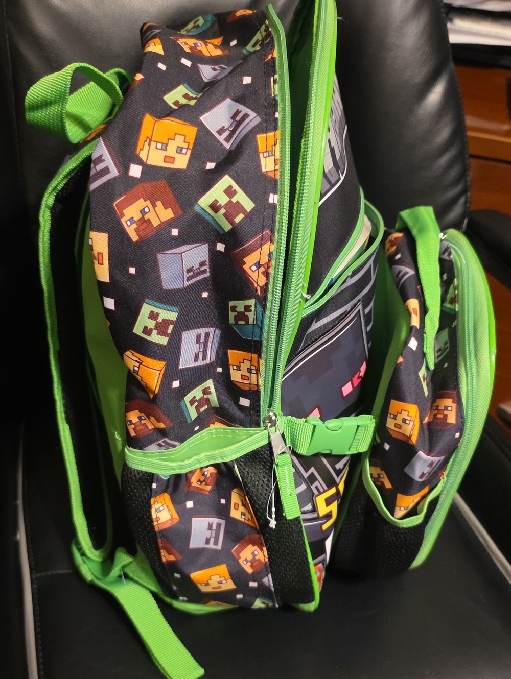 Minecraft Backpack With Lunchbag - Bundle - Picture 5 of 15